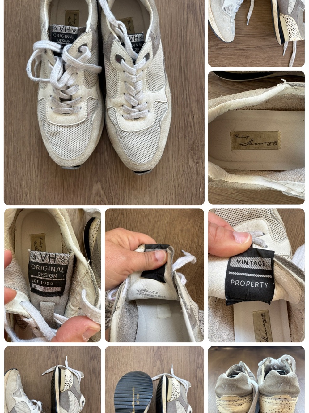 Vintage Havana Power 2 Cheetah Sneakers sz 7.5
